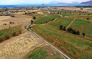 Uysal Mahallesi’ndeki sulama kanalı tamamlandı