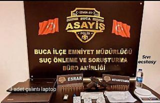 Uyuşturucu taciri otelde yakalandı