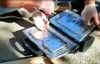 Uyuşturucuları tost makinesine gizlemişler