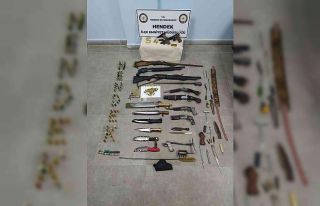 Uzun süredir takipte olan şüphelinin evinden cephanelik...