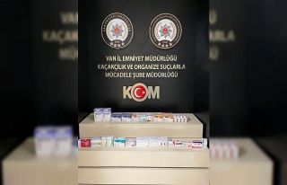 Van’da bin 62 adet tıbbi ilaç ele geçirildi
