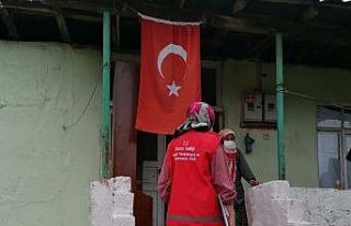 Vefa ekiplerinin ziyaretleri sürüyor