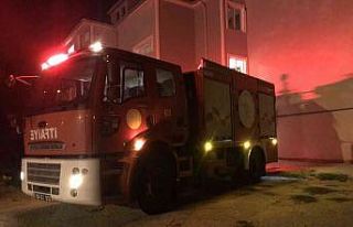 Yangın, hareketli saatler yaşattı