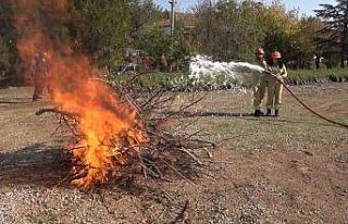 Yangın söndürme tatbikatı gibi düğün