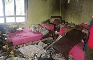 Yangında ağır yaralanan çocuk kurtarılamadı