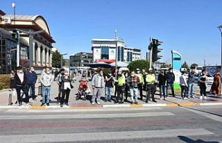 Yayalara denetim sıklaştırıldı