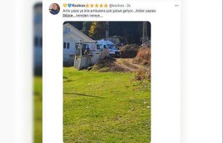 Yaylaya çıkan ambulans vatandaşı sevindirdi