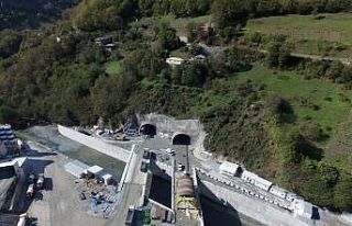 Yeni Zigana Tüneli’nde kazı işlemlerinin yüzde...