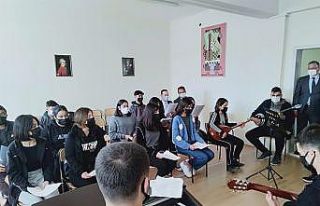 Yeşilyurt’ta liseye covid 19 denetimi