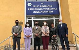 Yığılca yerleşkesinde inceleme yapıldı