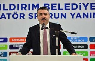 Yıldırım’dan amatör spor kulüplerine malzeme...