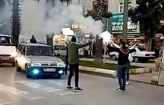 Yolu kapatıp oynadılar, cezadan kurtulamadılar