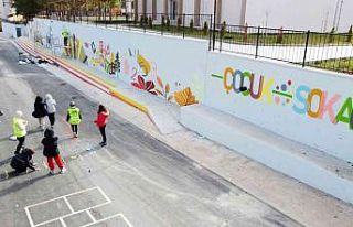 Yozgat Belediyesinden çocuklar için masal gibi sokak