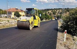 Yozgat’ta 32 kilometrelik köy yolu BSK asfalt ile...