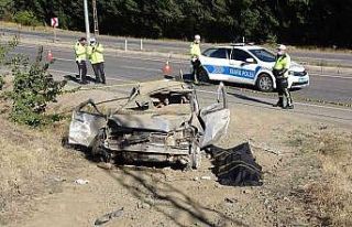 Yozgat’ta trafik kazası: 1 ölü 1 yaralı