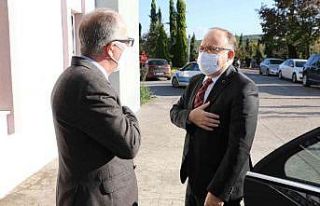 Zonguldak Valisi Tutulmaz, Rektör Uzun’u ziyaret...