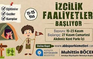 11-15 yaş grubu çocuklara yönelik izcilik faaliyetleri...