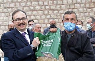 200 çiftçiye yulaf, yem bezelyesi ve yonca tohumu...