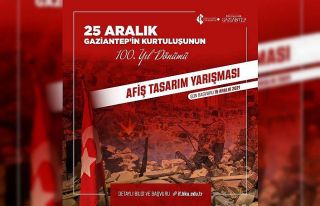 25 Aralık Gaziantep Kurtuluşu temalı afiş yarışmasında...