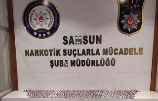 4 bin 596 kapsül uyuşturucu ele geçirildi: 2 gözaltı
