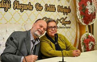 70’lik aşıklar bir ömür mutluluğa "evet"...