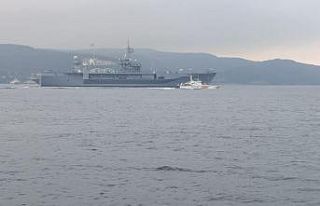 ABD savaş gemisi Çanakkale Boğazı’ndan geçti