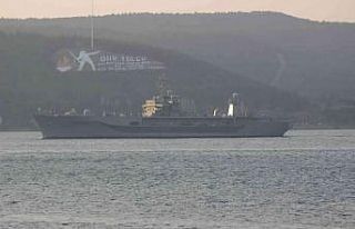 ABD’nin amiral gemisi USS Mount Whitney Çanakkale...