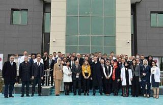 Adalet Bakanı Gül, Erzurum Adli Tıp hizmet binasının...