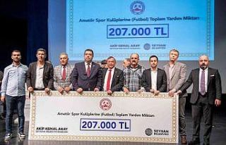 Adana’da amatör futbol kulüplerine 207 bin TL...
