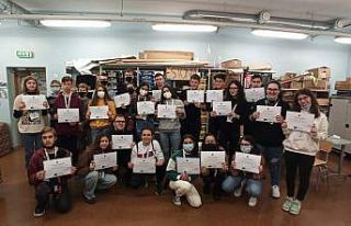 Afyon Lisesi öğrenci ve öğretmenleri Estonya’da...