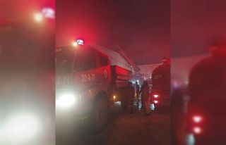 Afyonkarahisar’da iplik fabrikasında yangın