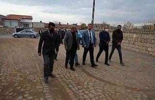 Ağırnas Mahallesi’nde tarihi dokuya uygun sokak...