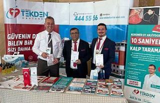 Aile Hekimliği Kongresi’nde Tekden Hastanesi standına...