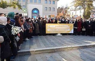 Ak kadınlar "kadına şiddete hayır" dedi