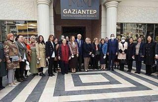 AK Parti Kadın Kolları yönetimi Gaziantep’te...