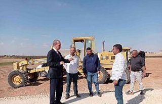 Akçakale kırsalında yol atağı sürüyor