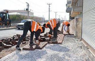 Akçakale’de üst yapı çalışmaları sürüyor
