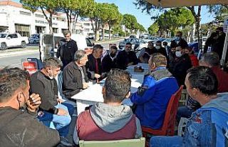 Alaçatı’da sanayi esnafı iş yerlerinin şehir...