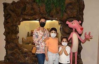 Antalya Oyuncak Müzesine ara tatilde çocuklardan...