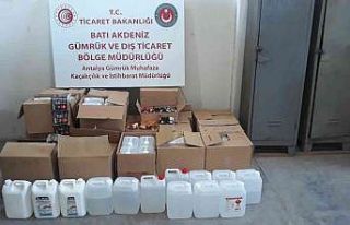 Antalya’da sahte içki operasyonları