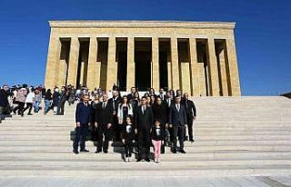 ANTGİAD yönetimi Anıtkabir’de