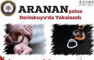 Aranan şahıs yol kontrolünde yakalandı