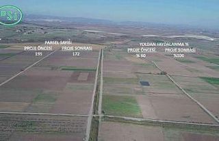 Arazi toplulaştırması üretim mâliyetlerini azaltıyor