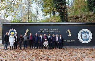 Arnavutluk Madenciler Sendikası GMİS’i ziyaret...