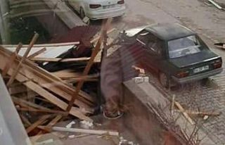 Ayancık’ta şiddetli fırtına