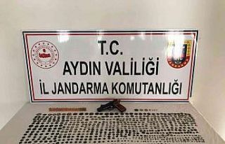 Aydın’da çok sayıda tarihi sikke ele geçirildi