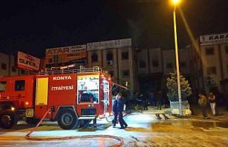 Aynı iş yerinde 8 saat sonra tekrar yangın çıktı