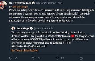 Bakan Koca: "Türkiye Covax oluşumu üzerinden...