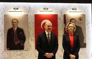 Bakan Soylu, AGİTPA Başkanı Cederfelt ile bir araya...