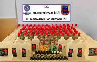 Balıkesir’de sahte içki operasyonu